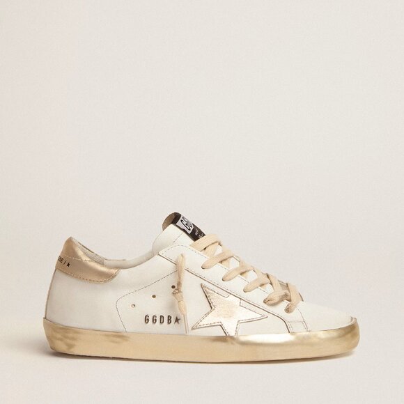 Golden Goose Shoes - Women's Golden Goose Super-Star sneakers white / gold, size 40, excellent condit